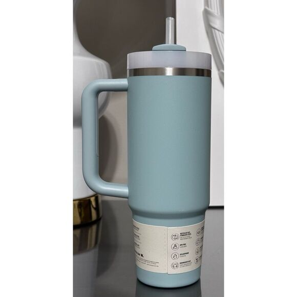 Stanley Quencher H2.0 FlowState Tumbler 30oz, SEAFOAM - Picture 2 of 4